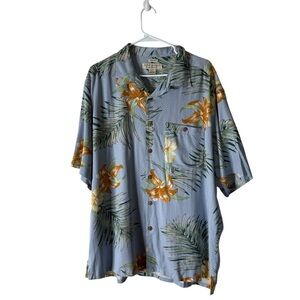 Island Republic silk Rayon men shirt size XL